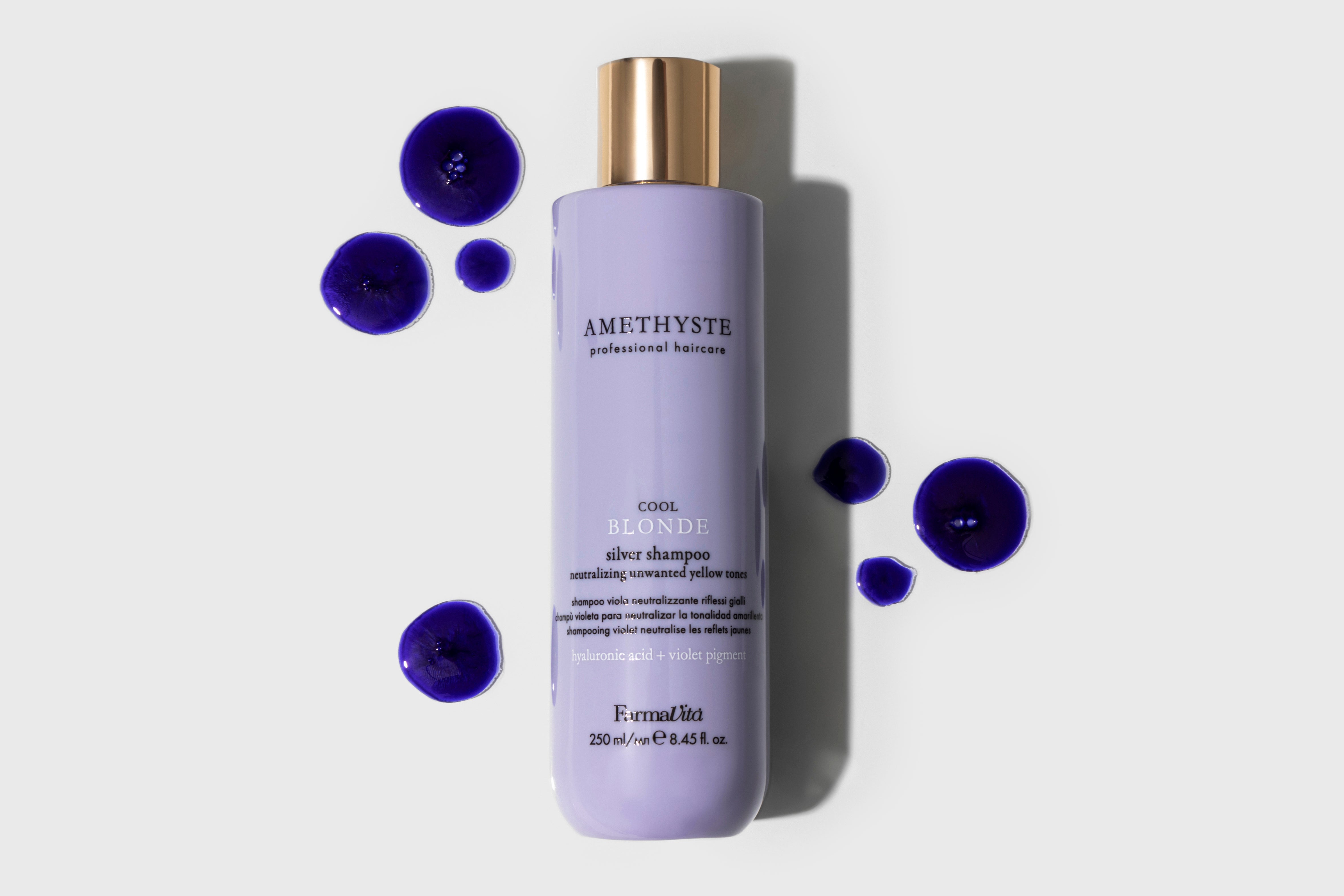 AMETHYSTE-COOL BLONDE Silver Shampoo (250ml)